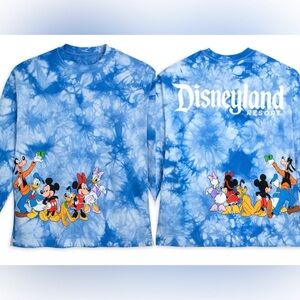 DISNEY Mickey Mouse and Friends Tie-Dye Disney Celebration Spirit Jersey/Crew
